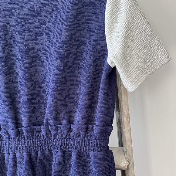 ROOLEE | Cornflower Colourblock Dress - Picture 4 of 6